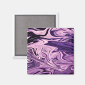 Blauw galaxpatroon magneet (Voorkant / Achterkant)