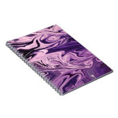 Blauw galaxpatroon notitieboek (Rechterzijde)