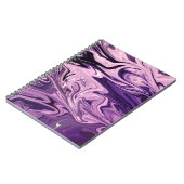 Blauw galaxpatroon notitieboek (Linkerzijde)