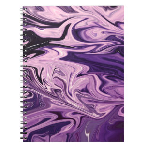 Blauw galaxpatroon notitieboek