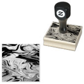 Blauw galaxpatroon rubberstempel (Gestempeld)