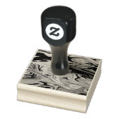 Blauw galaxpatroon rubberstempel (Stempel)