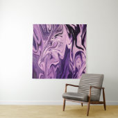 Blauw galaxpatroon wandkleed (In Situ (horizontaal))