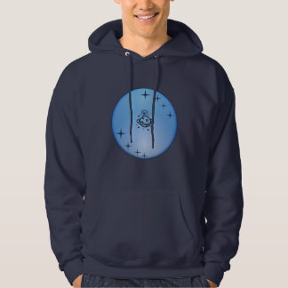 Blauw Galaxy Astronaut Hoodie – Modern Ruimte Graf