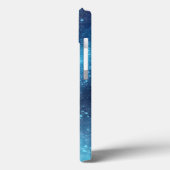 Blauw Galaxy Glitter Abstract Persoonlijk Case-Mate iPhone Case (Achterkant / Links)