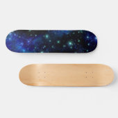 blauw galaxy skateboard (Horizontaal)