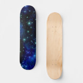 blauw galaxy skateboard (Voorkant)