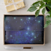 Blauw galaxy-weefselpapier tissuepapier (Geschenk)