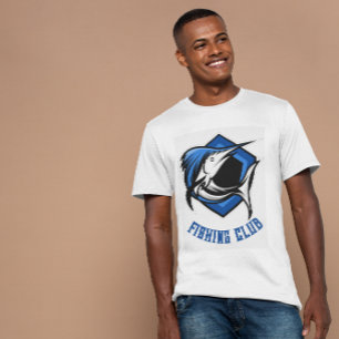 Blauw Gaming Mascotte Gevist Club T-shirt