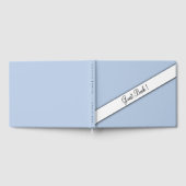 Blauw gastboek gastenboek (Volledig)