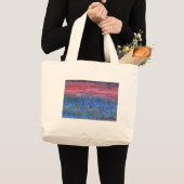 Blauw Gebied bij Zonsondergang Grote Tote Bag (Voorkant (product))
