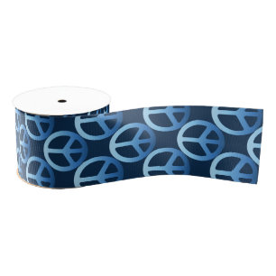 Blauw gebondenheid grosgrain lint