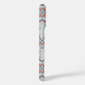 Blauw gebreide kersttrui rendierpatroon Case-Mate iPhone case (Achterkant / Rechts)