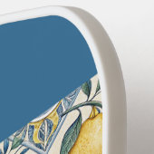 Blauw Geel Aquarel Citroen Aangepaste Naam Pickleball Paddle (Links Detail)