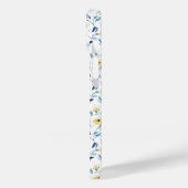 Blauw Geel Aquarel Wilde Bloem Case-Mate iPhone Case (Achterkant / Links)