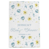  blauw geel Baby shower Medium Cadeauzakje (Voorkant)