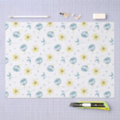 blauw geel Baby shower Tissuepapier (Craft)