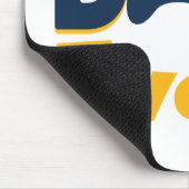 Blauw & Geel Beste Papa Ooit Gamer Papa Vaderdag Muismat (Hoek)