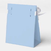 Blauw & Geel boterbloem Bruiloft Bedankdoosjes (Achterkant)