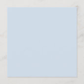 Blauw & Geel boterbloem bruiloft Programmakaart (Achterkant)