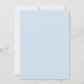 Blauw & Geel boterbloem dankkaart Kaart (Achterkant)