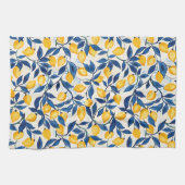 Blauw & Geel Citroen Keukendoek Theedoek (Horizontaal)