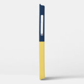 Blauw Geel Crème Kleurenblokken Case-Mate iPhone Case (Achterkant / Links)