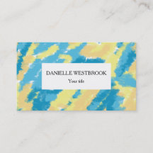 Blauw, geel en Oranje hemelpatroon