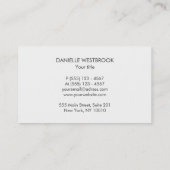 Blauw, geel en Oranje hemelpatroon Visitekaartje (Achterkant)