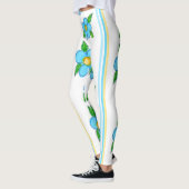 Blauw geel en wit leggings (Links)