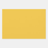 Blauw, geel en wit poka dots ompakken papier inpakpapier vel (Voorkant 3)