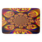 Blauw, Geel, Goud Mini Sferen Badmat (Voorkant)