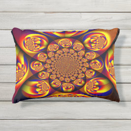 Blauw, Geel, Goud Mini Sferen Buitenkussen