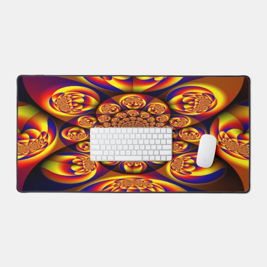 Blauw, Geel, Goud Mini Sferen Bureaumat (Keyboard & Muis)