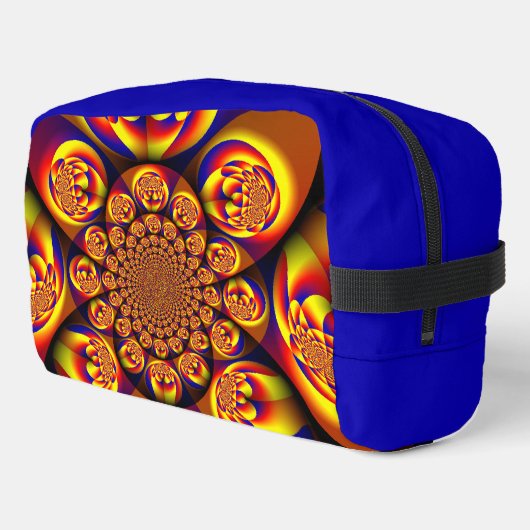 Blauw, Geel, Goud Mini Sferen Toilettasje (Linkerhoek)