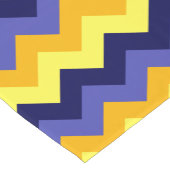 Blauw Geel Gouden Chevrons Kleine Tafelloper (Hoek)