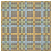 Blauw geel groen Tartanpleidooi Patroon Stof (Swatch)
