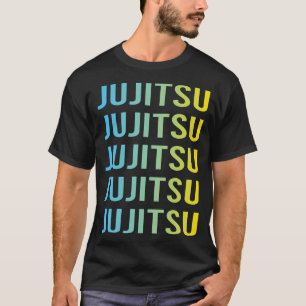 Blauw Geel Ju Jitsu Jiujitsu Jiu Jitsu T-shirt
