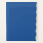 Blauw & Geel Laurentiaans Bloemstuk Aangepaste Naa Planner (Achterkant)