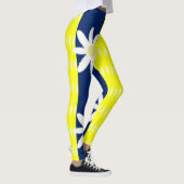 Blauw & Geel Leggings Lang (Rechts)