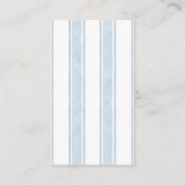 Blauw Geel Mediterraan Lemon Wedding Informatiekaartje (Achterkant)