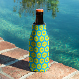 Blauw Geel Modern Hexagon Patroon 4Don Koeler