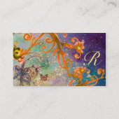 BLAUW GEEL MONOGRAM VAN DE ZWISSELS VISITEKAARTJE (Achterkant)