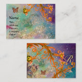 BLAUW GEEL MONOGRAM VAN DE ZWISSELS VISITEKAARTJE (Voorkant / Achterkant)