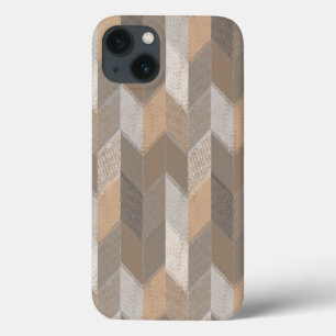 Blauw, geel, olijf Chevron. Case-Mate iPhone Case