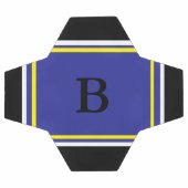 Blauw Geel Ontwerp Voetbal (Enkel)