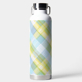 BLAUW & GEEL PAASSE STREEPPATROON WATERFLES