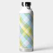 BLAUW & GEEL PAASSE STREEPPATROON WATERFLES (Links)