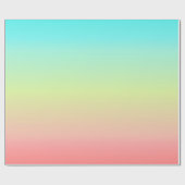 Blauw geel pergekleurd pasteelpapier cadeaupapier (Vlak)