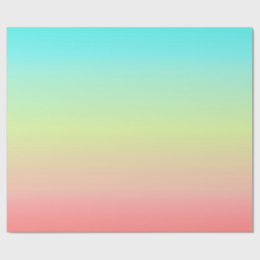 Blauw geel pergekleurd pasteelpapier cadeaupapier (Vlak)